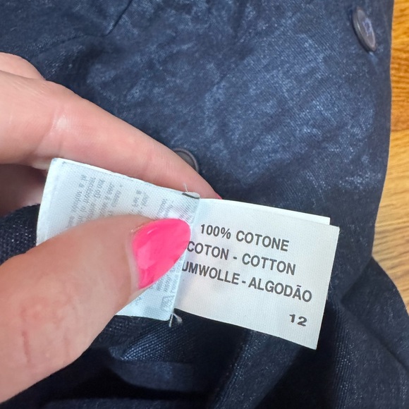 Vintage Valentino Wrap Pencil Floral Denim Skirt Size Small - Picture 9 of 13